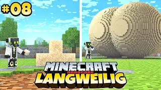 Baue eine RIESEN STATUE! Tag 1 vs Tag 100 - Minecraft Langweilig 8