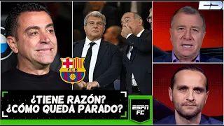 XAVI y las QUEJAS ARBITRALES NUEVAMENTE: La REALIDAD que TAPA la CRISIS del BARCELONA | ESPN FC