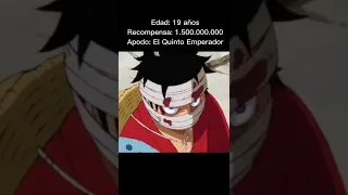 La evolución de LUFFY en un video 「EDIT」#animes #onepiece #luffy #viral