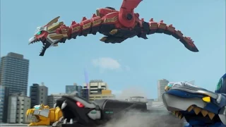 Harmony and Dizchord - Megazord Fight | Episode 6 | Megaforce | Power Rangers Official