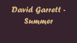 David garret "summer"