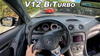 I Drove The SL65 AMG Black Series to My Favorite Cars and Coffee - (POV Therapy)