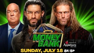 Roman Reigns vs. Edge Universal Championship Full Match -  July 18 2021