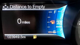 How far can you ACTUALLY drive on "0 miles to empty" ?
