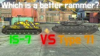 IS-7 vs Type 71 | Which is a better rammer?