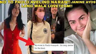 JANINE GUTIERREZ FANS NO TO PAULO AVELINO NA!! NO MORE PAUNINE NA KAYA TALAGA?!!