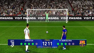 PES 2020 | JUVENTUS vs BARCELONA | Penalty Shootout | FINAL UEFA Champions League | Messi vs Ronaldo