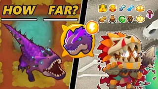 How Long Can A Beast Handler GIGANOTOSAURUS Survive? (BTD6)