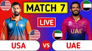 United Arab Emirates Vs United States Live | ICC Cricket World Cup Qualifier Playoff | Last 15 Overs