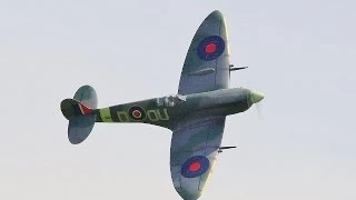 RC SCALE SUPERMARINE SPITFIRE MK 1X TEST FLIGHT - ESM / YT INTERNATIONAL 55cc DLE - DEAN + LEE CMAC