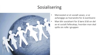 Samfunnsfag - Identitet og sosialisering