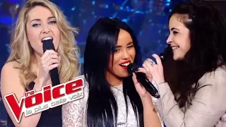 Céline Dion - Pour que tu m'aimes encore |Stéphanie Lamia VS Elodie VS Linda |The Voice 2012 |Battle