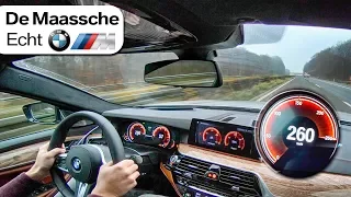 BMW M550d Autobahn LAUNCH CONTROL & TOPSNELHEID | BMW M De Maassche Echt