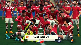 FIFA 22 - Manchester united vs. Liverpool EMIRATES FA CUP Full Match. | PS5 Gameplay [ 4K HDR ]