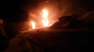 Fire at Valaam Monastery 2/16/21