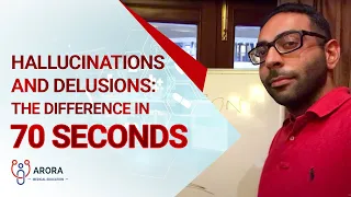 Hallucinations and Delusions: the difference in 70 seconds
