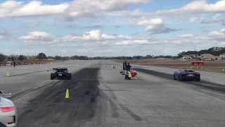 Drag race: 600-hp Ariel Atom vs. Lamborghini Aventador