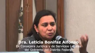 Conferencia Dra Leticia Bonifaz Alfonso PARTE UNO