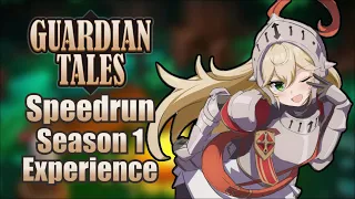 Seberapa lama Speedrun Guardian tales Season 1?