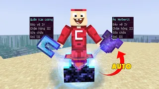 Minecraft Nhưng Đố Ai Có Bàn Phù Phép Tự Động