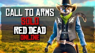 Call To Arms Solo: Fort Mercer and Valentine Red Dead Online. Zero to Hero Pt.17 🐱 Stream