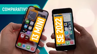 IPHONE SE 2022 vs IPHONE 13 MINI: qual é o MELHOR CELULAR COMPACTO da APPLE? | Comparativo