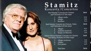 Karl Stamitz Concerto for Clarinet and Violin in B flat major, Suk / Peterkova