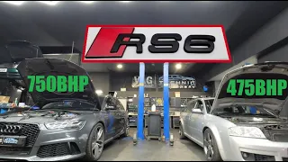 Audi RS6+ C5 limitovaná edítcia 315 kus z 999, Audi RS6 C7 750BHP, Oprava bez demontáže motora?