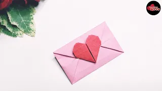 How to Make Origami Envelope | Origami Heart Envelope | Paper Envelope Cards