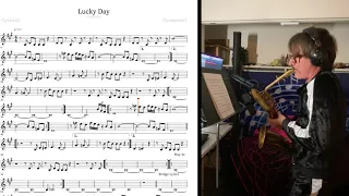 Lucky Day Morphine sheet music tutorial for bari or alto sax