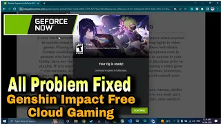 Genshin Impact using Geforce Cloud all questions answered