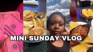 MINI SUNDAY VLOG| SOLO DINNER DATE & MAKING A LIL MONEY AFTER