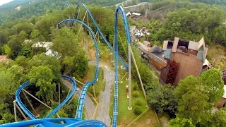 Wild Eagle right front seat on-ride HD POV @60fps Dollywood