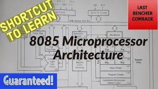 Easiest Trick to learn 8085 architecture | 8085 microprocessor | 8085 architecture | Shortcut