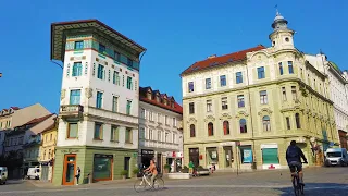 Ljubljana City Centre, Slovenia ~ 4K Virtual Travel