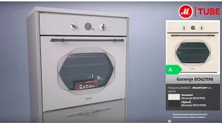 Видео об электрическом духовом шкафе Gorenje BO627INI