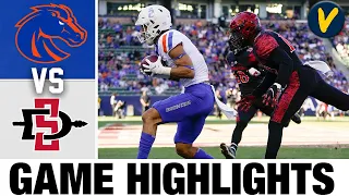 Boise State vs #21 San Diego State | College Football Highlights