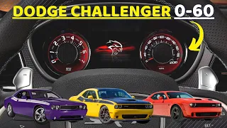Dodge Challenger 0-60 & 1/4 Mile Acceleration Videos – Every Engine Shown (2008-2023 V6 & V8s)