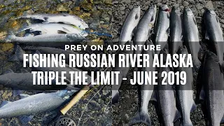 TRIPLE LIMIT INCREASE!! Combat Fishing Russian River Sockeye Salmon Alaska