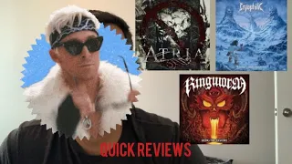 Quick Reviews; Atria, Cryophilic and Ringworm