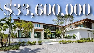 INSIDE A MASSIVE $33,600,000 MANSION IN SOUTH FLORIDA / FOR SALE / LUXURY HOME TOUR