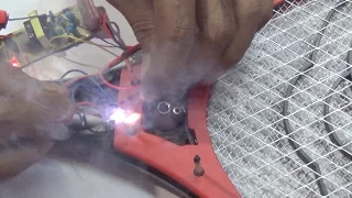 How to make fire using a Mosquito Bat circuit - A Cool Science Project