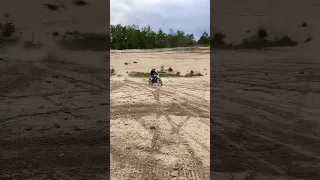 Sand Bowl On A Yamaha WR250R