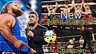 Chad Gable New Champion 🤯 | New Alpha Academy ❤️ | Cody Aj Face to Face 😈 #wwe #wweindia #backlash