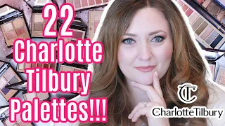 Ranking My 22 CHARLOTTE TILBURY PALETTES from Best to Worst