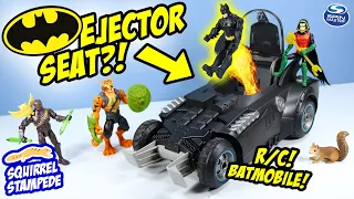 Batman Launch and Defend Batmobile Figure Ejecting RC Review Spin Master