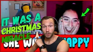 Marcus Veltri - I played piano with a broken finger on OMEGLE... REACTION!!! THIS WAS SO INCREDIBLE