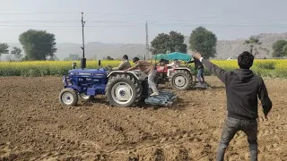 MASSEY 245 vs FARMTRAC 35AR  11 KE CULTIVATOR KE SATH ME