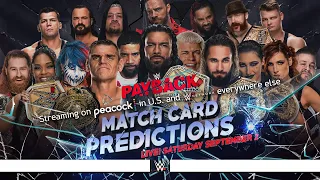 WWE Payback 2023 - Match Card Predictions