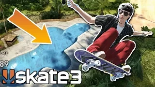 Skate 3: IMPOSSIBLE DANNY WAY POOL GAP CHALLENGE?!